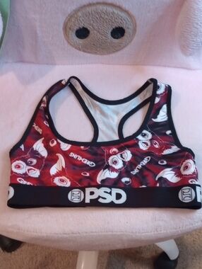 PSD Red Tie-dye Gremlins Sports Bra